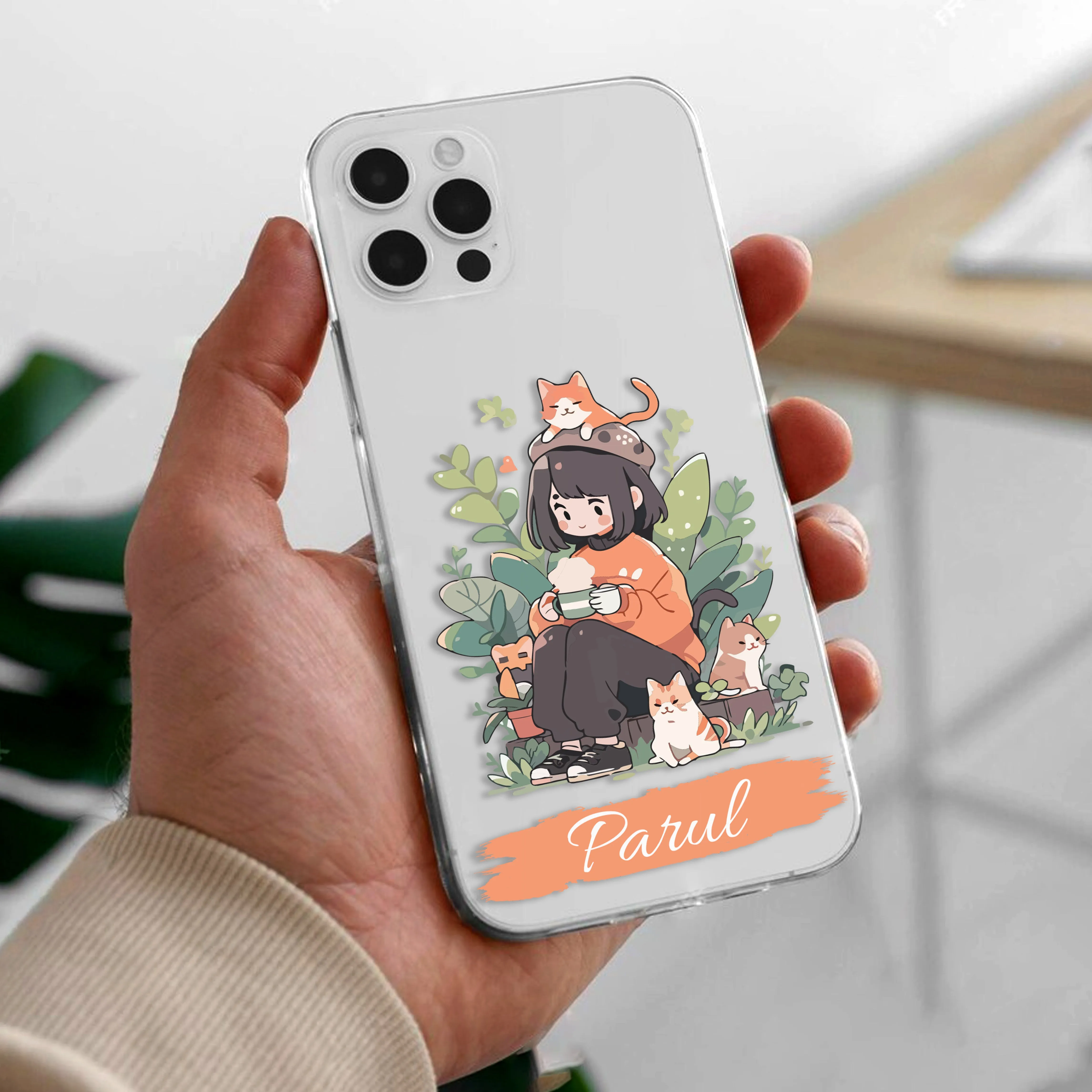 Cat Lover Customize Transparent Silicon Case For Redmi/Xiaomi