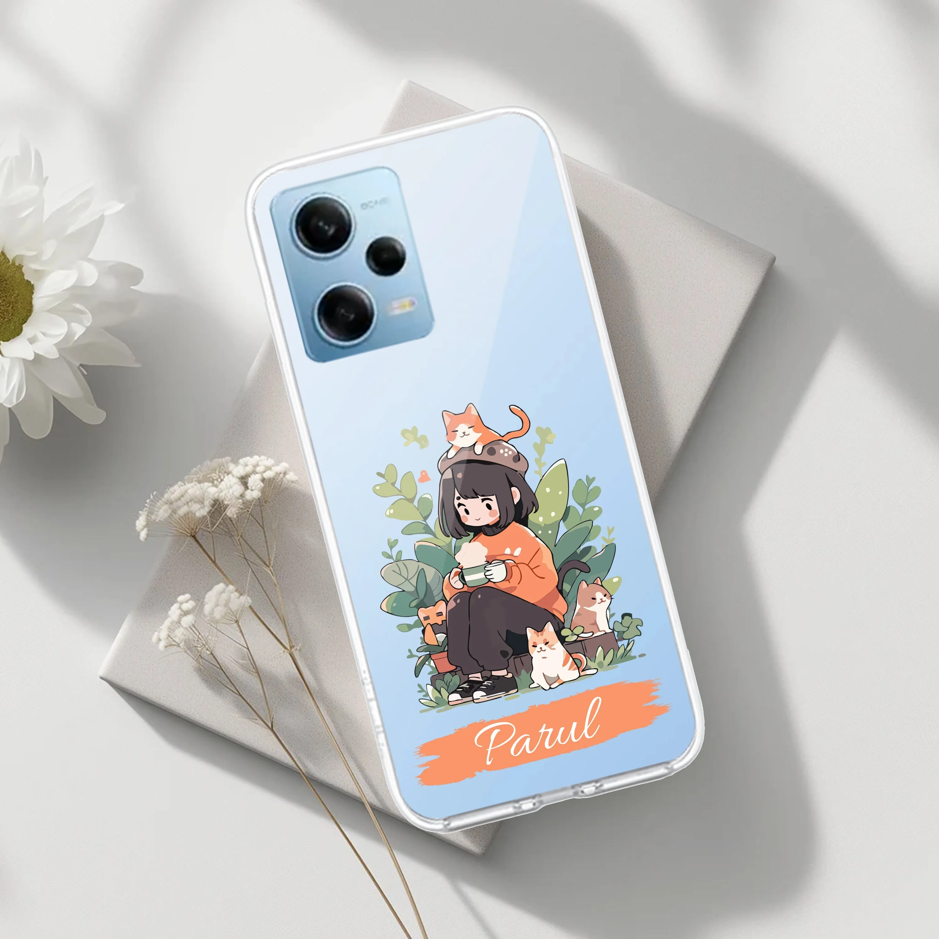 Cat Lover Customize Transparent Silicon Case For Redmi/Xiaomi