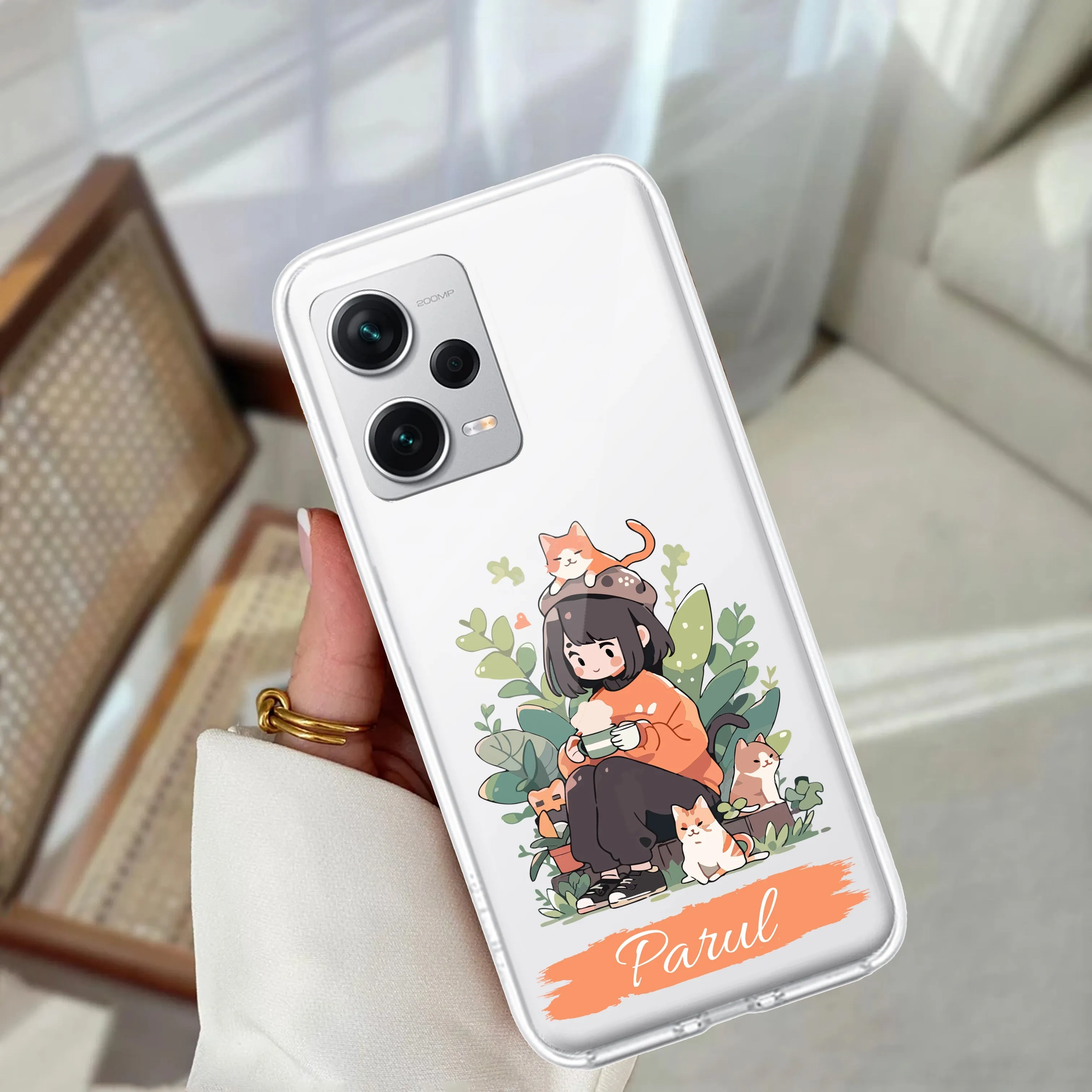 Cat Lover Customize Transparent Silicon Case For Redmi/Xiaomi