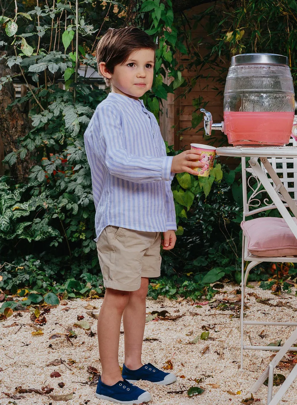 Charlie Chino Shorts in Stone