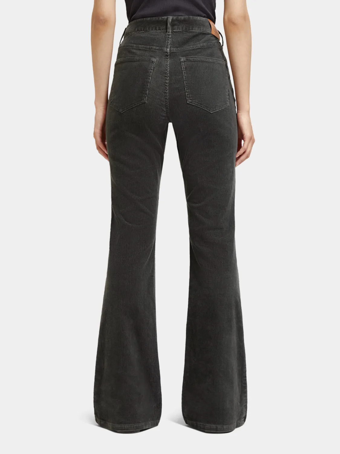 Charm high-rise flared jeans