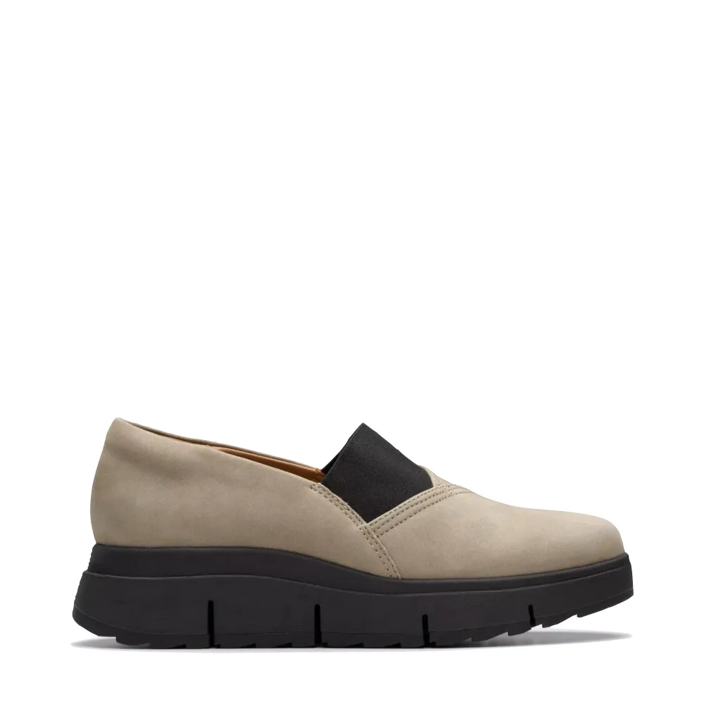 Clarks Women's Loriini West Slip On in Stone