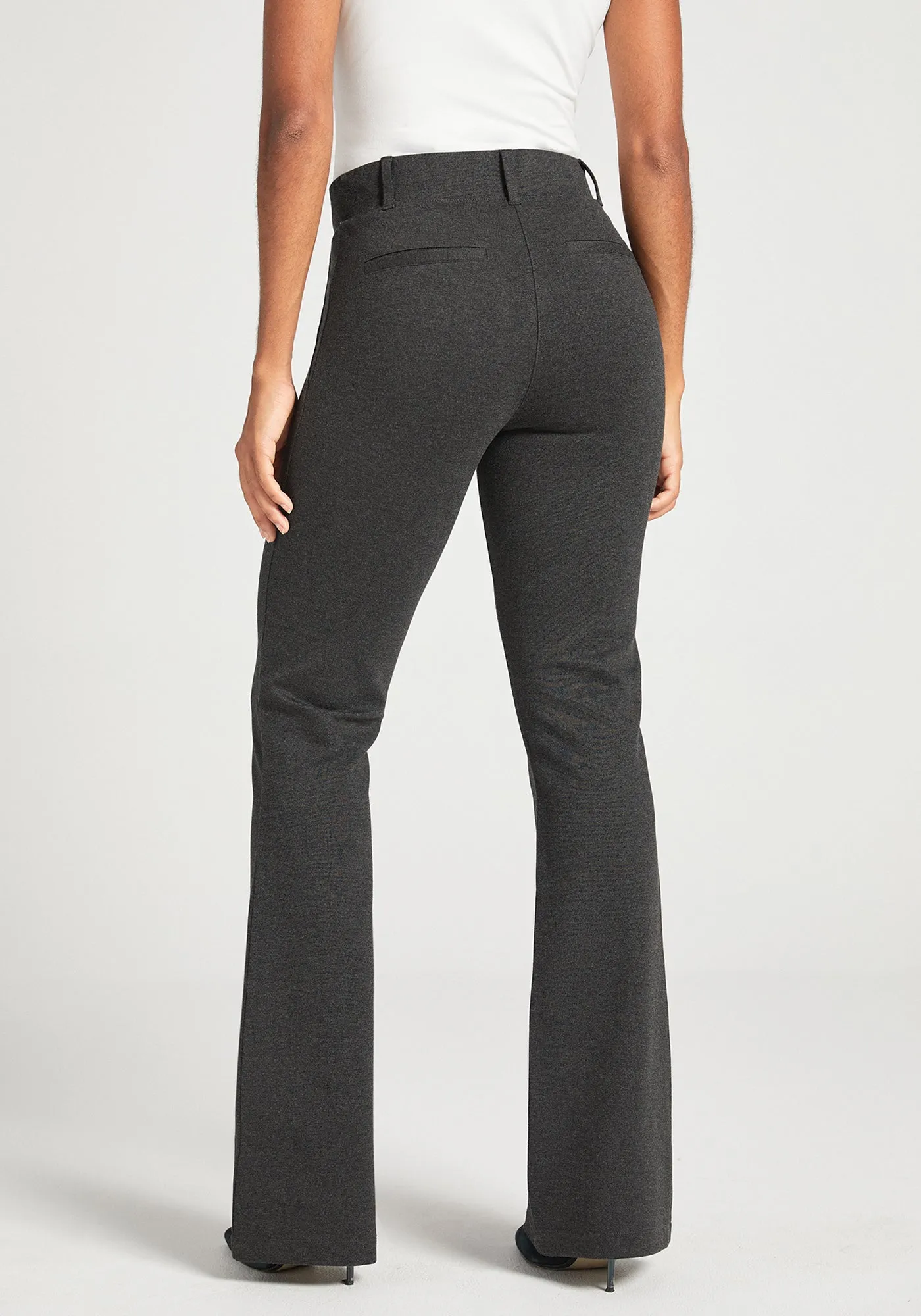 Classic Dress Pant Yoga Pant | Bootcut (Charcoal)