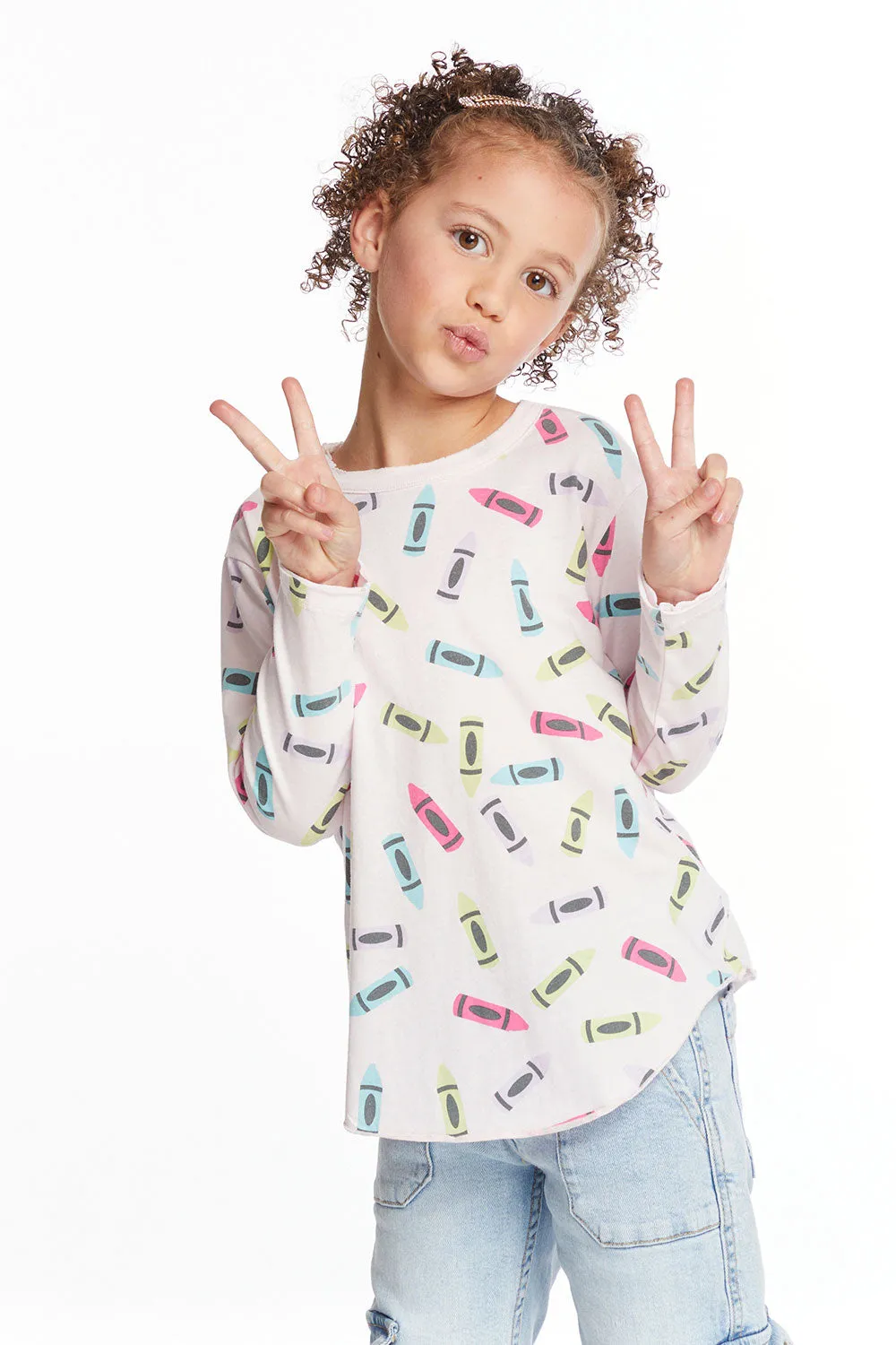 Coloring Time Girls Long Sleeve