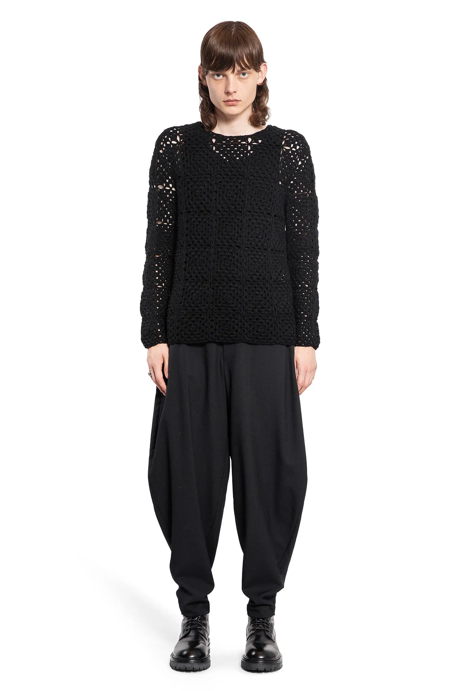 COMME DES GARCONS BLACK MAN BLACK TROUSERS