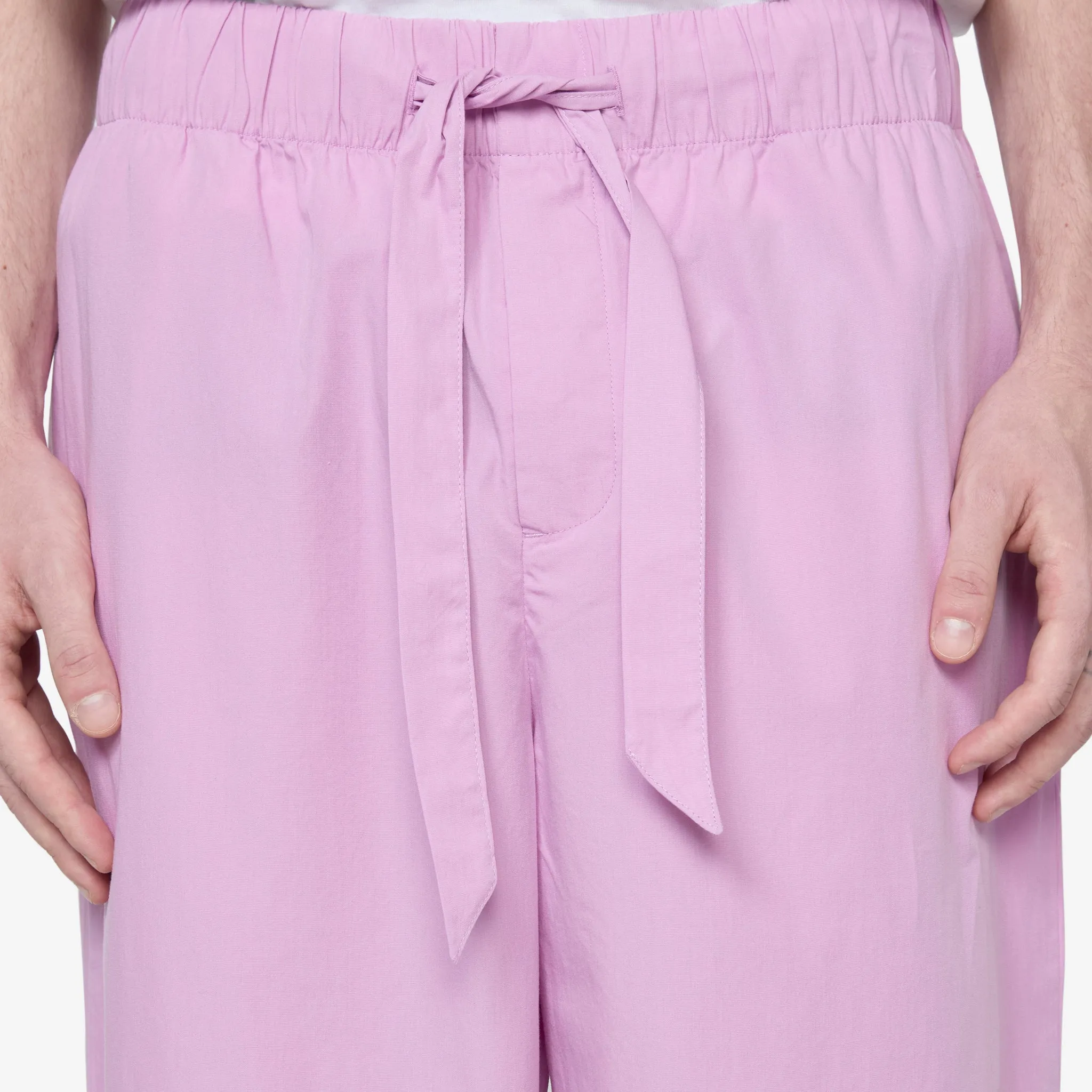 Cotton Poplin Pyjama Pant Purple Pink