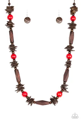 Cozumel Coast - Red Paparazzi Necklace