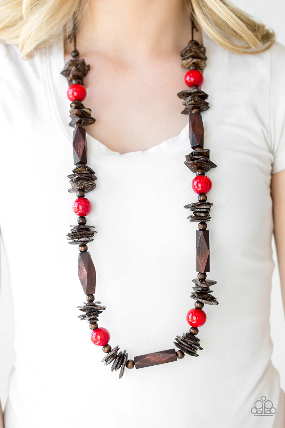 Cozumel Coast - Red Paparazzi Necklace