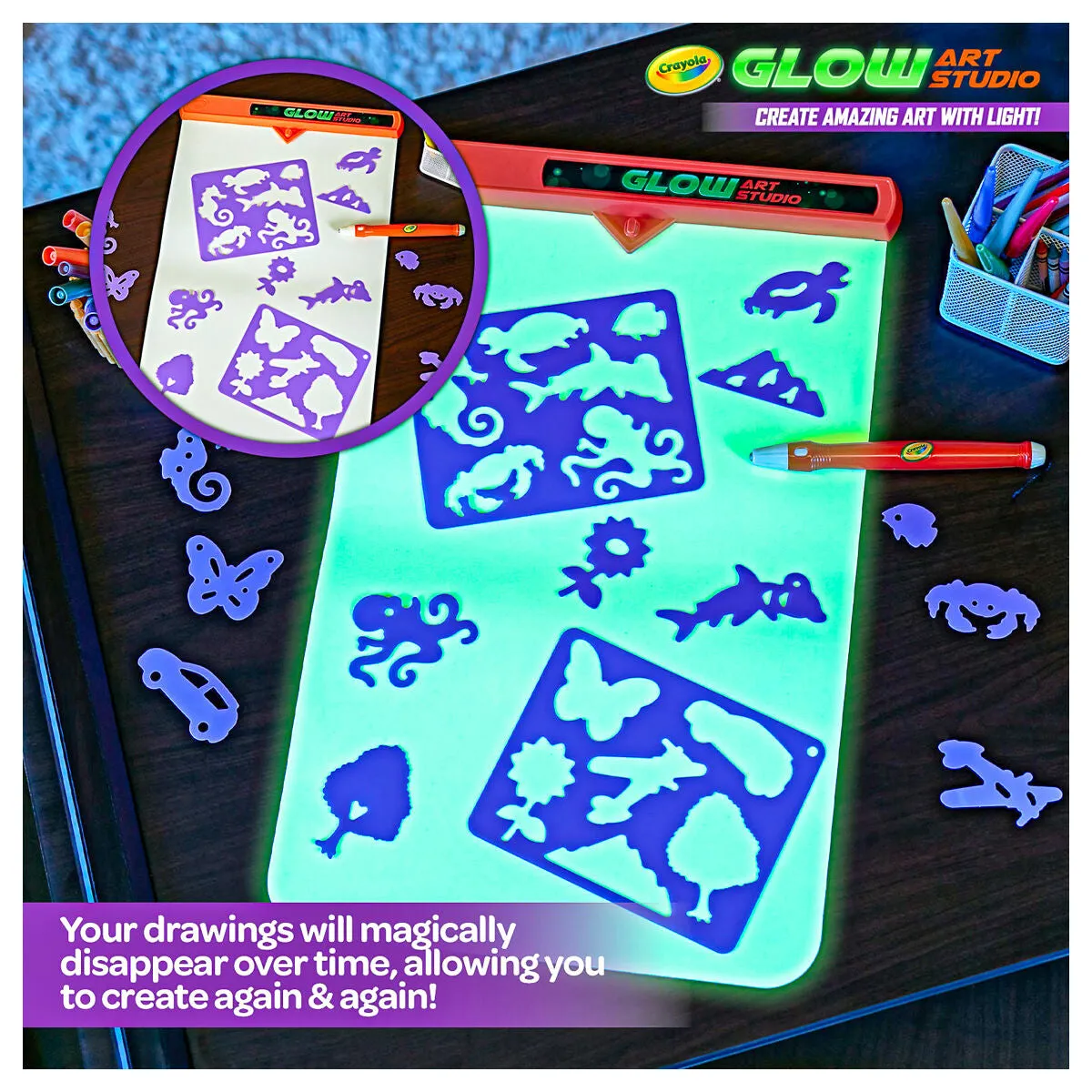 Crayola Super Glow Art Studio