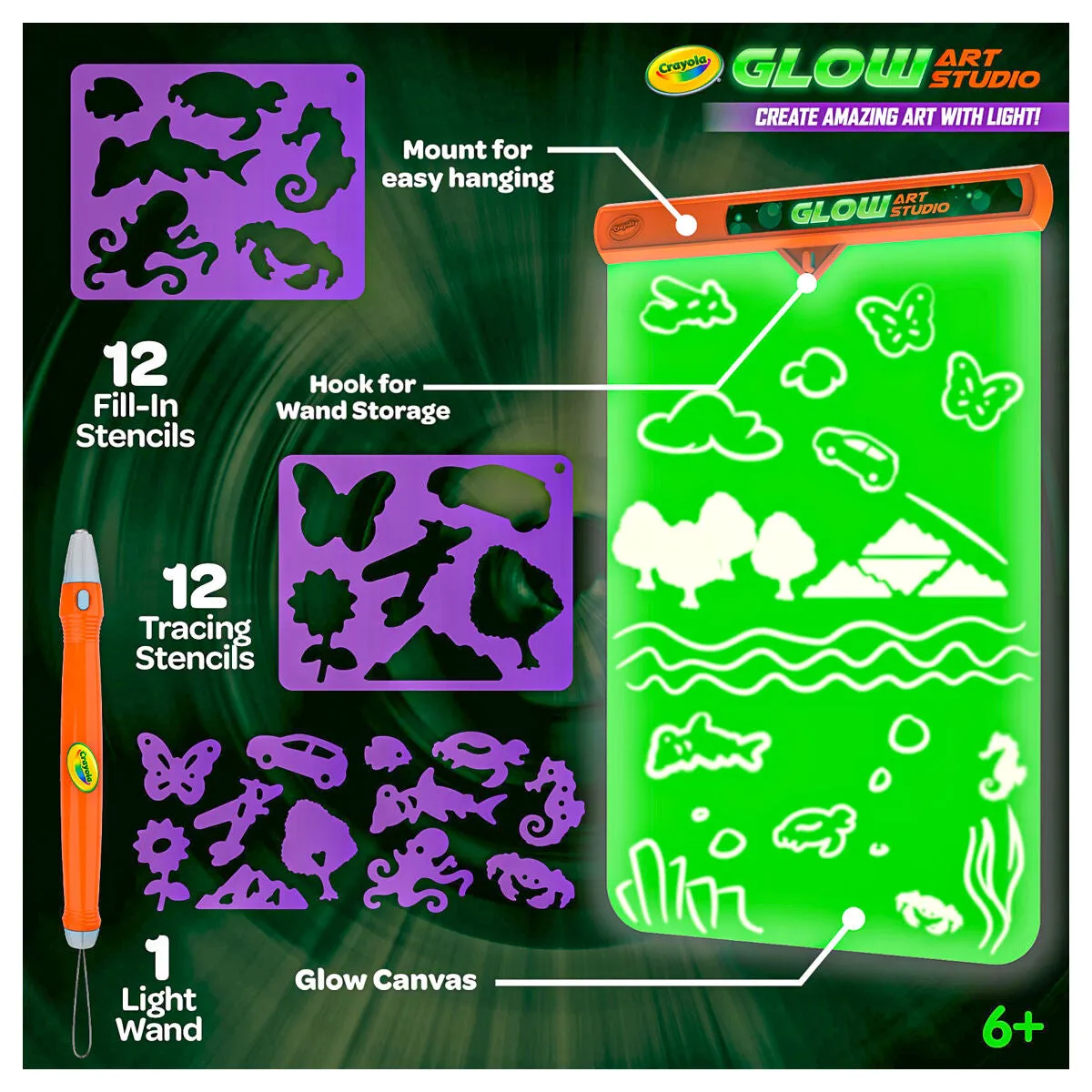 Crayola Super Glow Art Studio