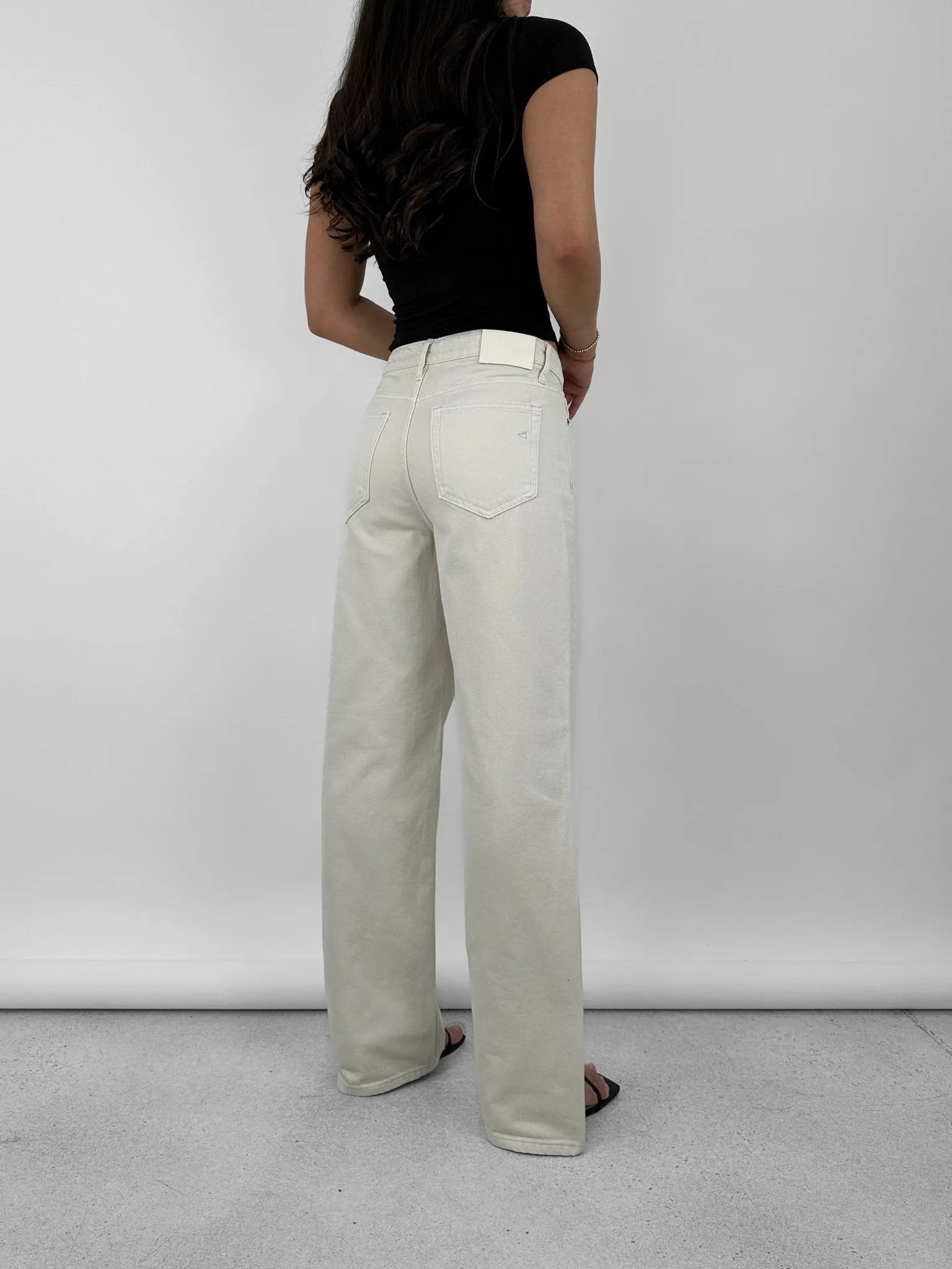 Crossover Straight Leg Jeans