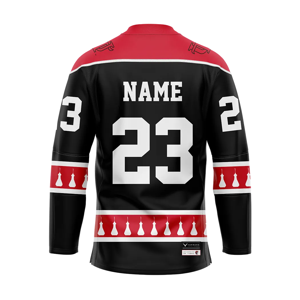 Custom University of Tampa Dark Womens Hockey Authentic Sublimated Jersey