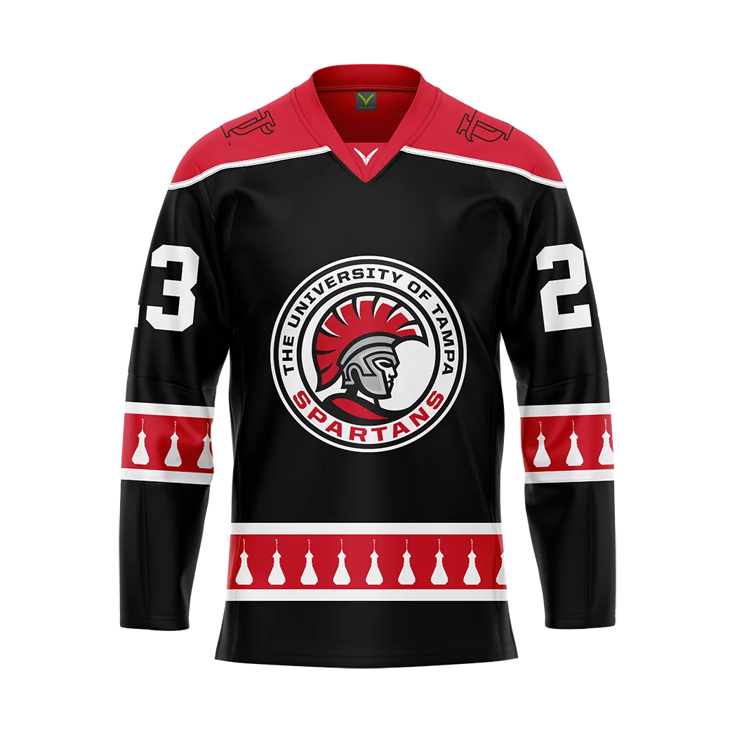 Custom University of Tampa Dark Womens Hockey Authentic Sublimated Jersey