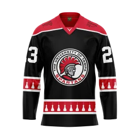 Custom University of Tampa Dark Womens Hockey Authentic Sublimated Jersey