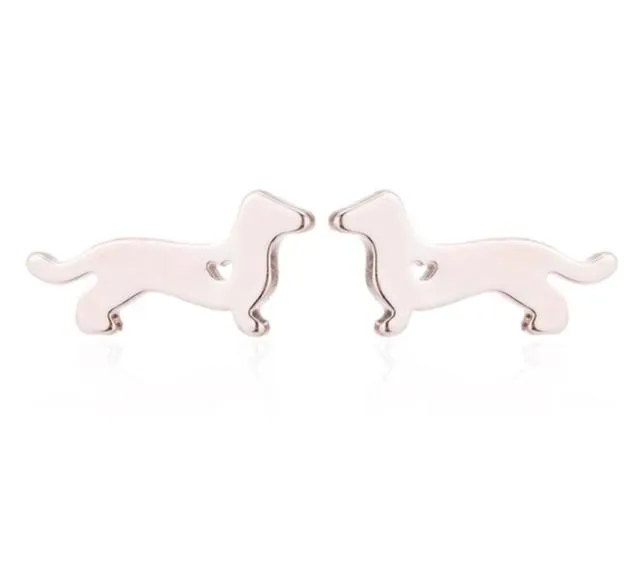 Cute Dachshunds Stud Earrings (FREE GIVEAWAY!)