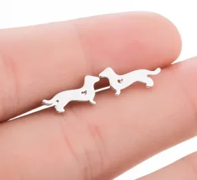 Cute Dachshunds Stud Earrings (FREE GIVEAWAY!)