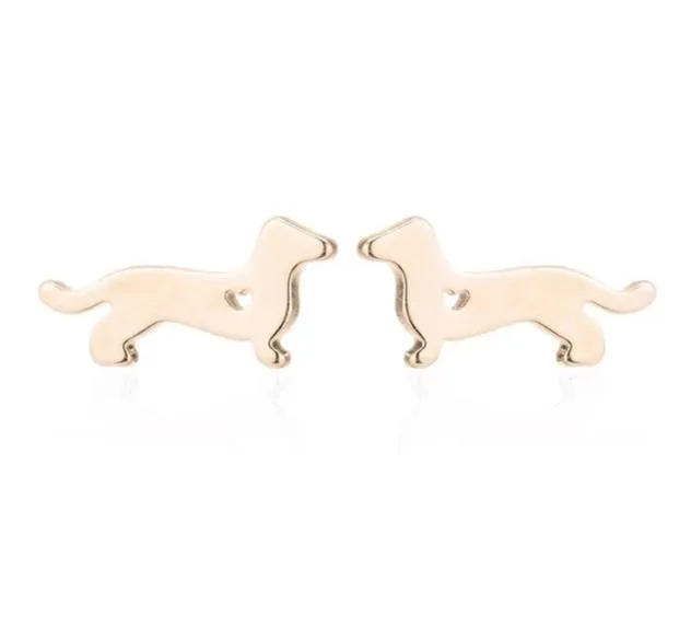 Cute Dachshunds Stud Earrings (FREE GIVEAWAY!)