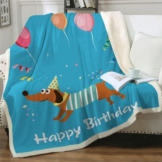 Dach Everywhere™ Sherpa Fleece Throw Blanket