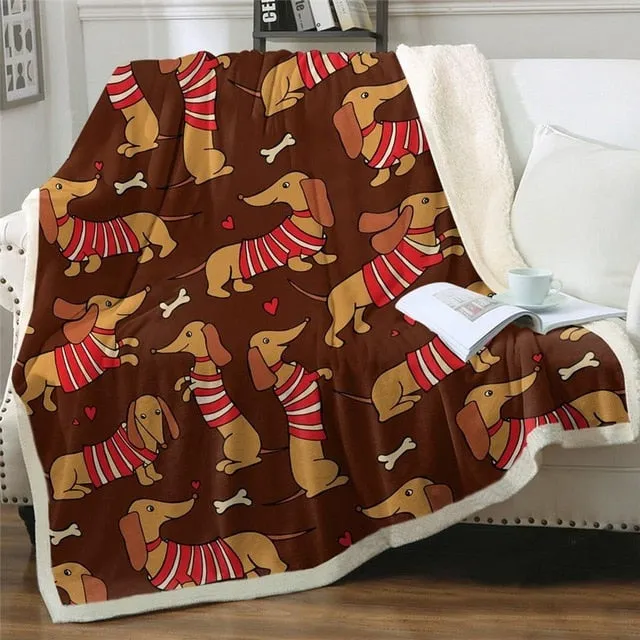 Dach Everywhere™ Sherpa Fleece Throw Blanket