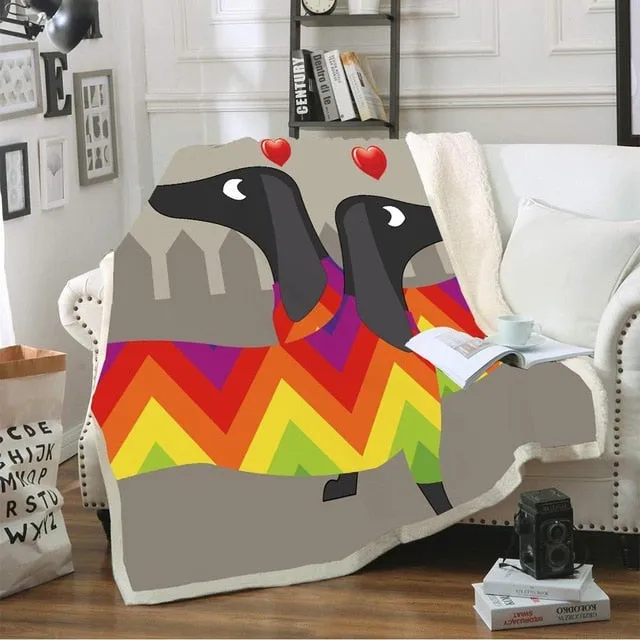 Dach Everywhere™ Sherpa Fleece Throw Blanket