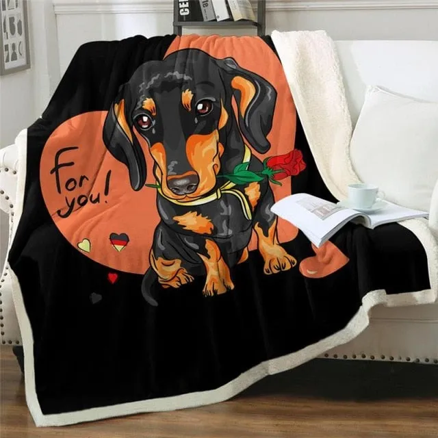 Dach Everywhere™ Sherpa Fleece Throw Blanket