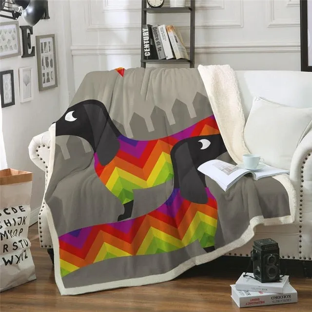 Dach Everywhere™ Sherpa Fleece Throw Blanket