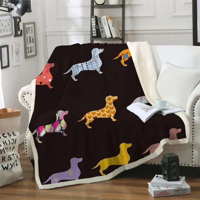 Dach Everywhere™ Sherpa Fleece Throw Blanket