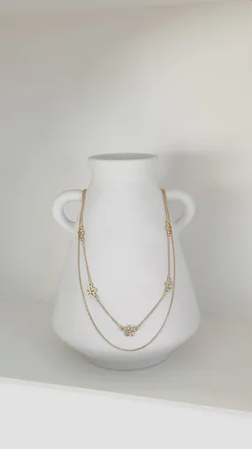 Daisey Necklace Set - Gold