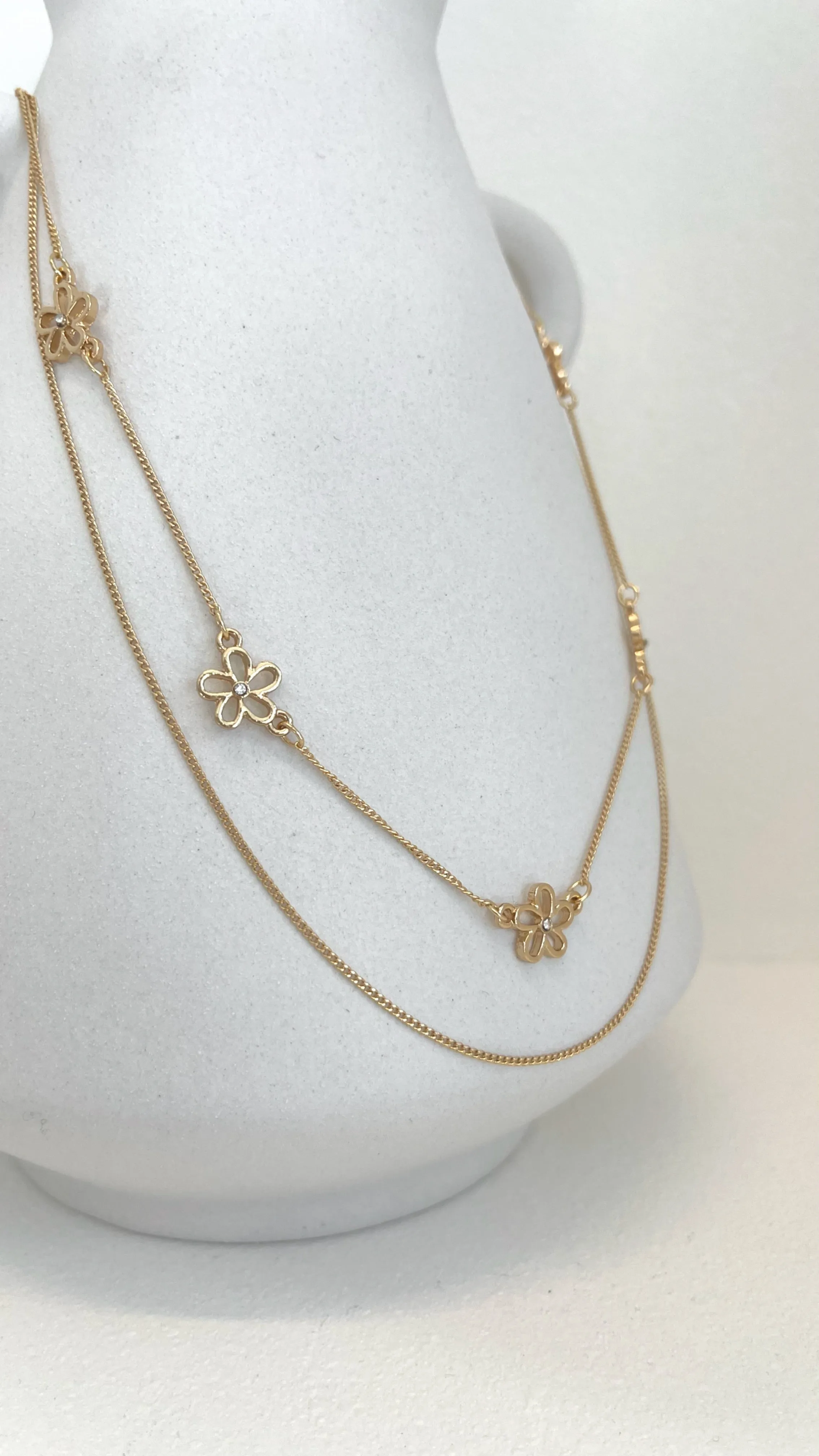 Daisey Necklace Set - Gold