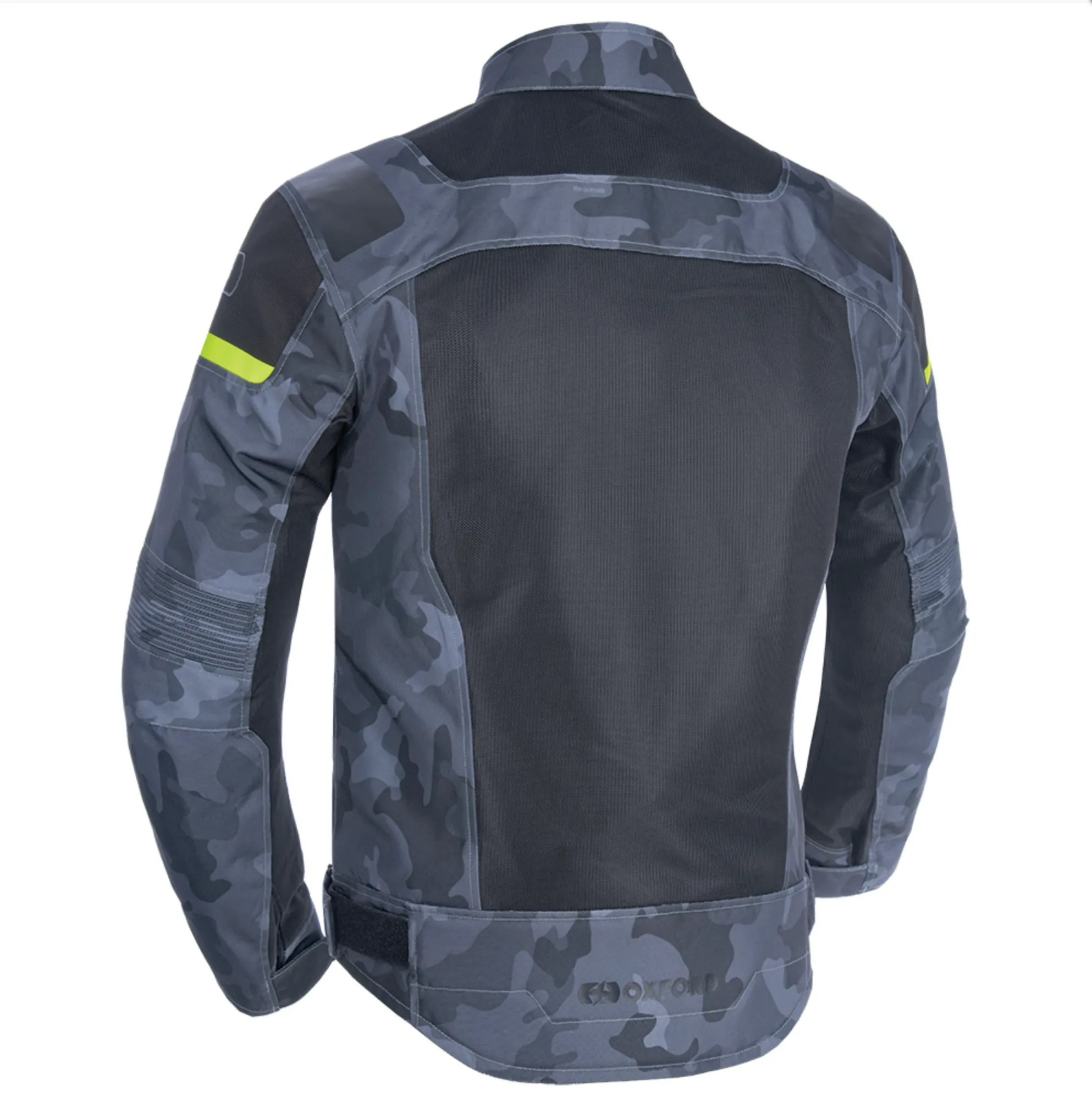 Dakar Waterproof Camo Biker Jacket with Elbow & Shoulder Armour by Oxford