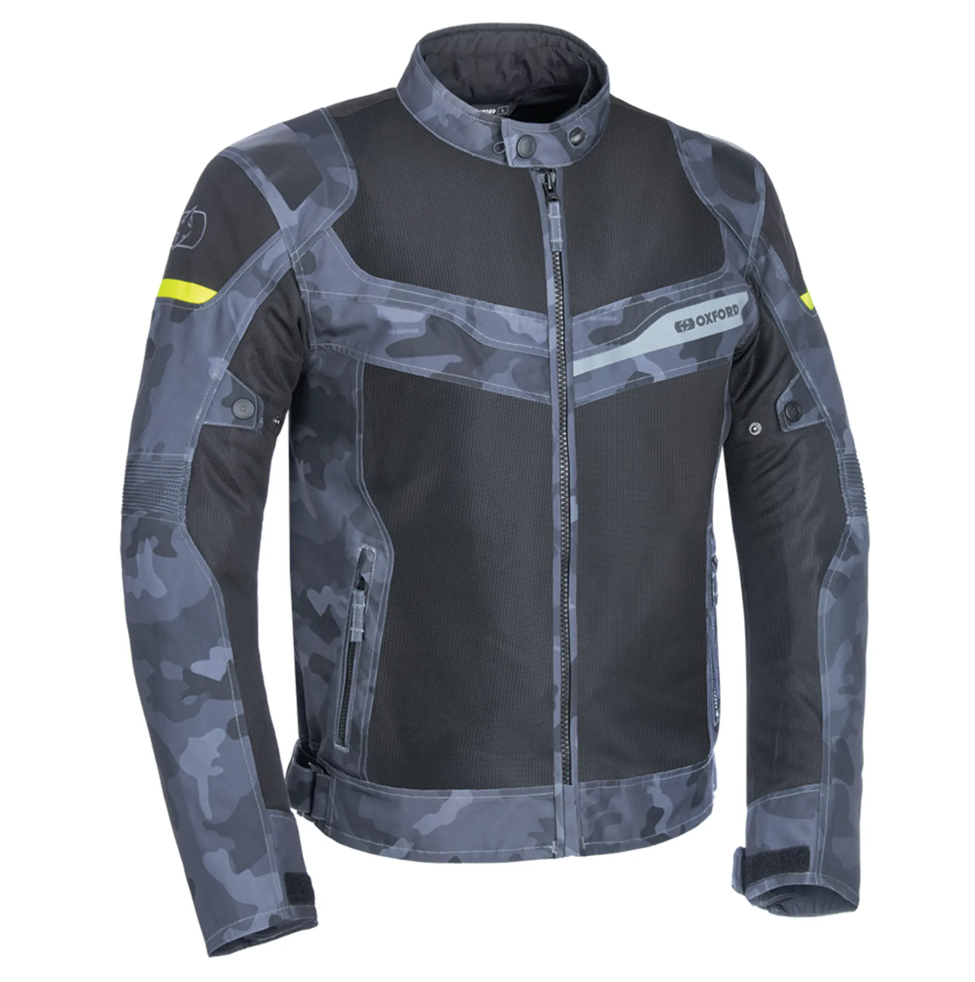 Dakar Waterproof Camo Biker Jacket with Elbow & Shoulder Armour by Oxford