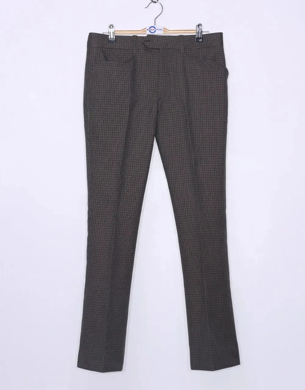 Dark Brown And Black Houndstooth Suit