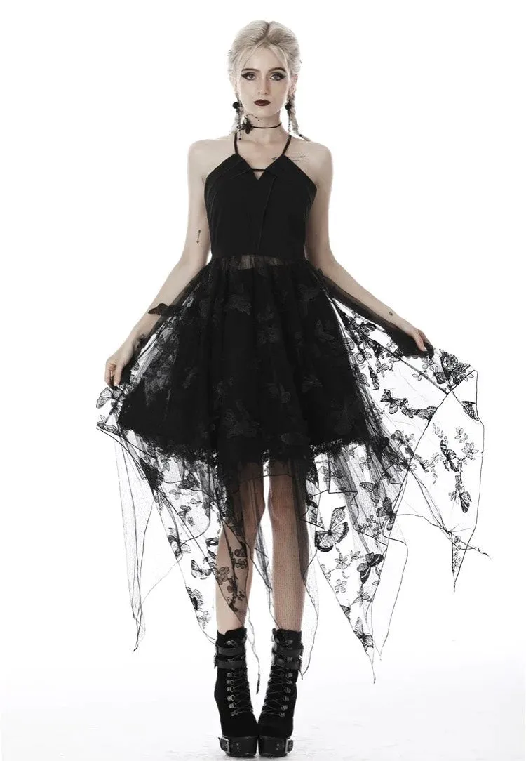 Dark In Love - Gothic Sexy Butterfly Strap - Dress