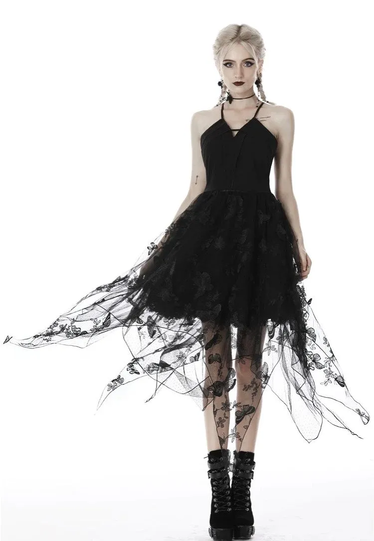 Dark In Love - Gothic Sexy Butterfly Strap - Dress