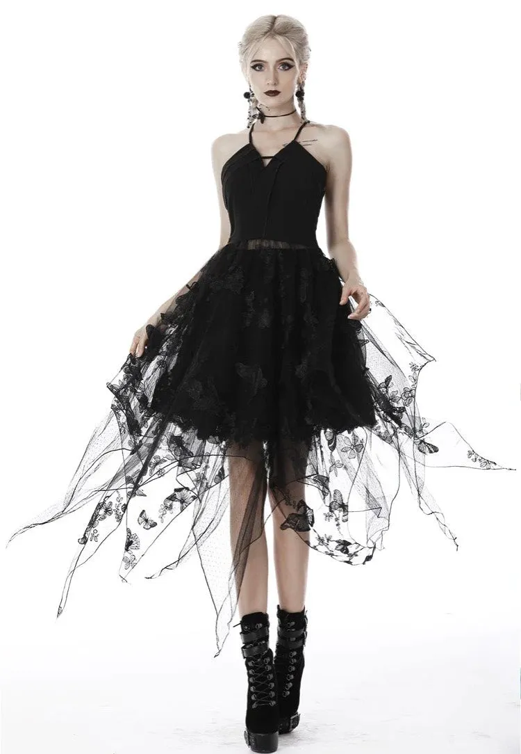 Dark In Love - Gothic Sexy Butterfly Strap - Dress