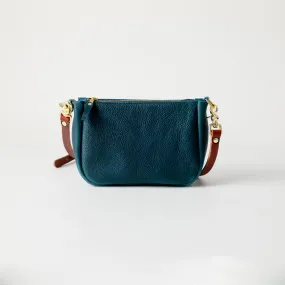 Dark Teal Bulldog Mini Crossbody Bag