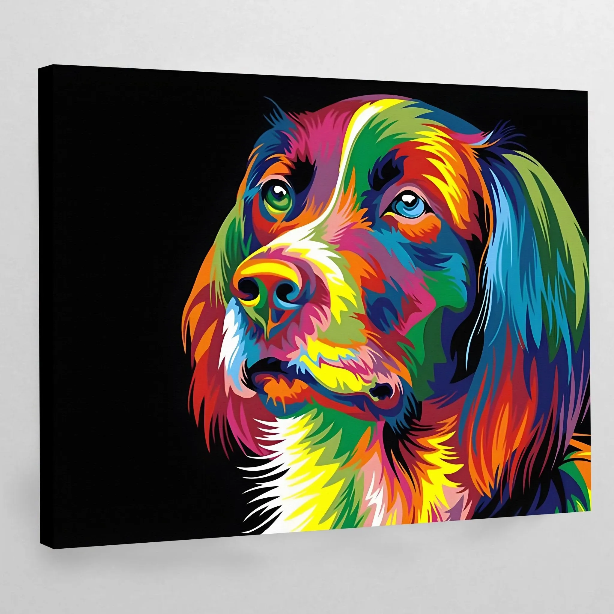 Dog Pop Art Canvas