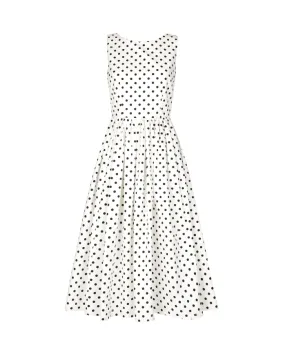 Dolce & Gabbana calf-length circle dress with polka-dot print