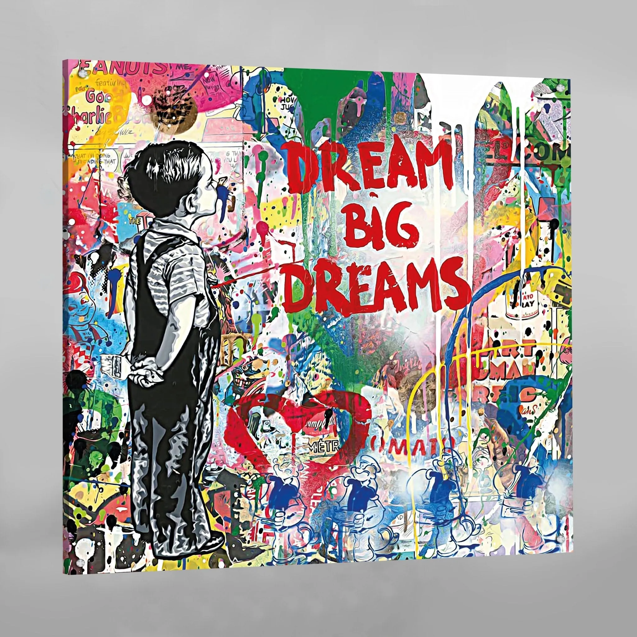 Dream Big Banksy Wall Art