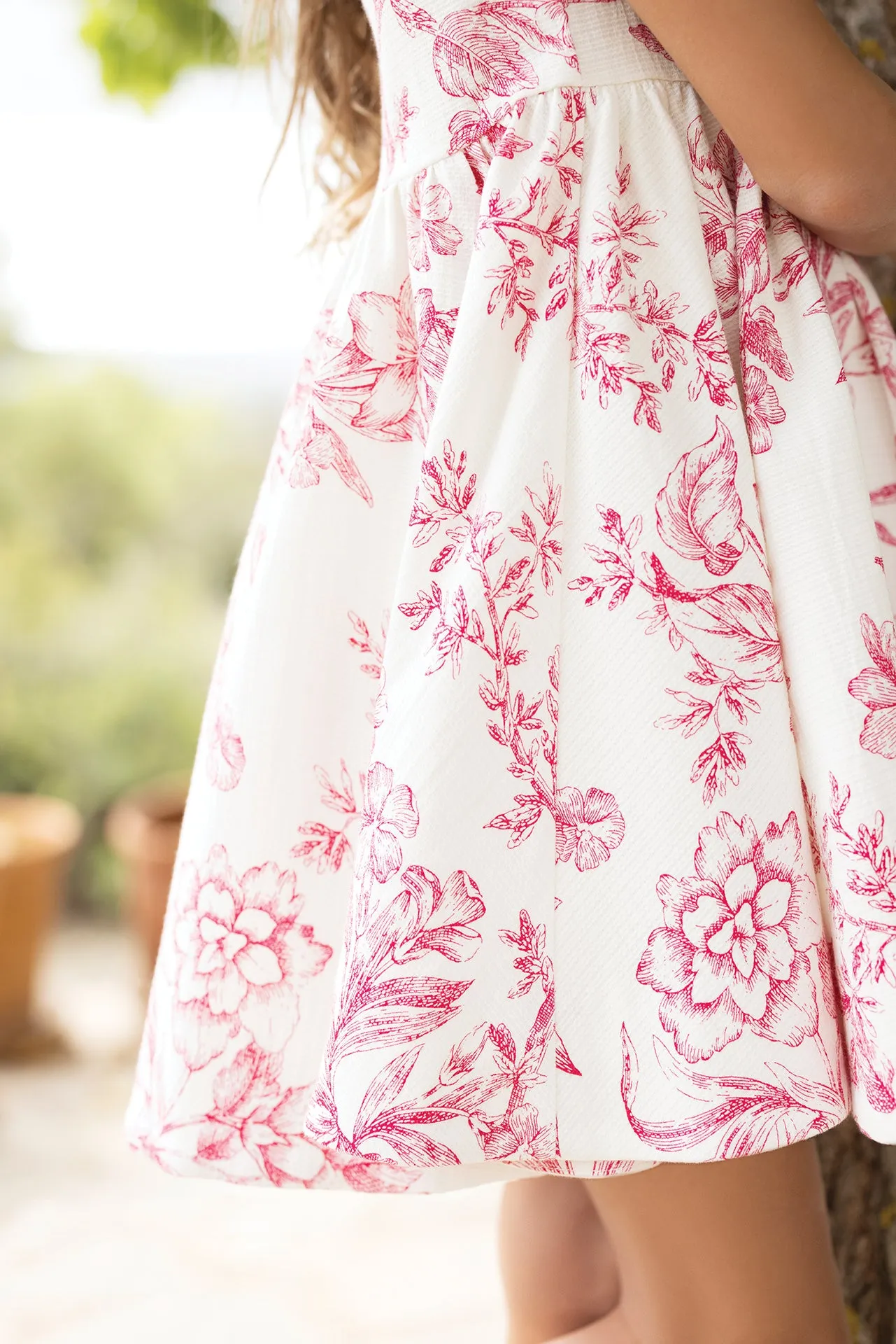 Dress - Pink Jacquard