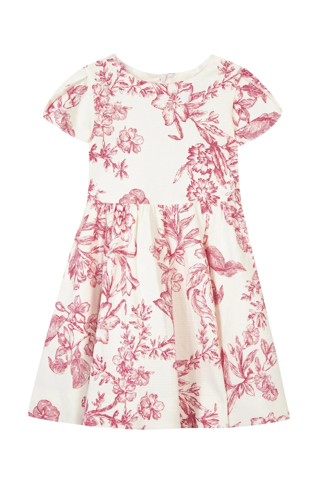 Dress - Pink Jacquard