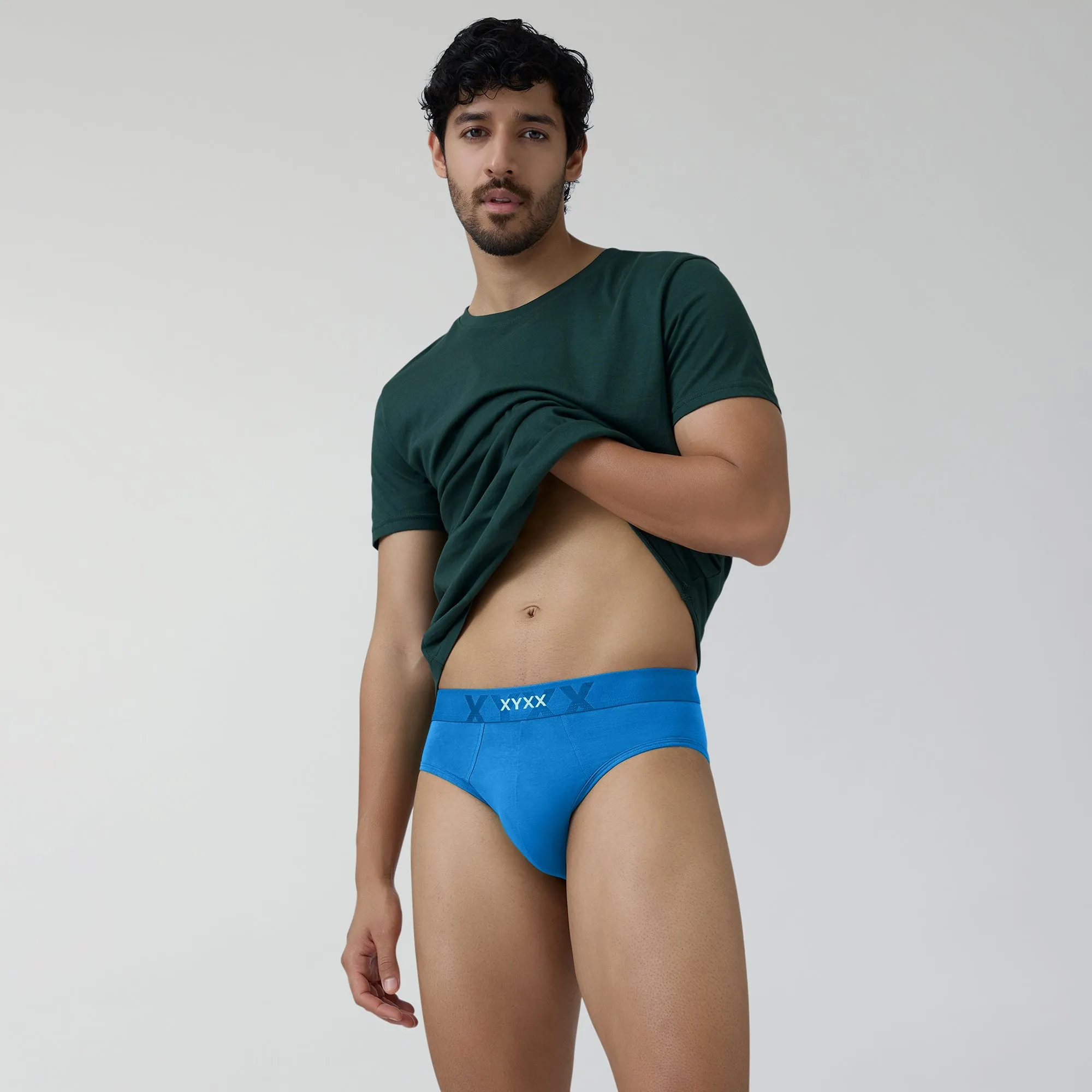 Element Cotton Stretch Briefs Pacific Blue