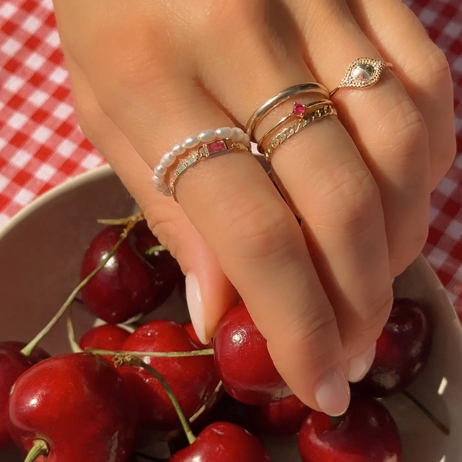 Element Ring | 14k Gold & Ruby