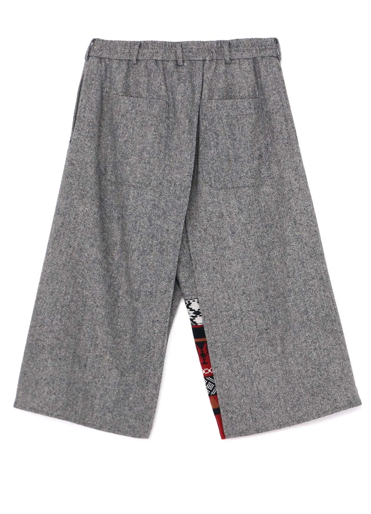 ETERMINE NEP TWEED   NORDIC PATTERN KNIT WRAP PANTS