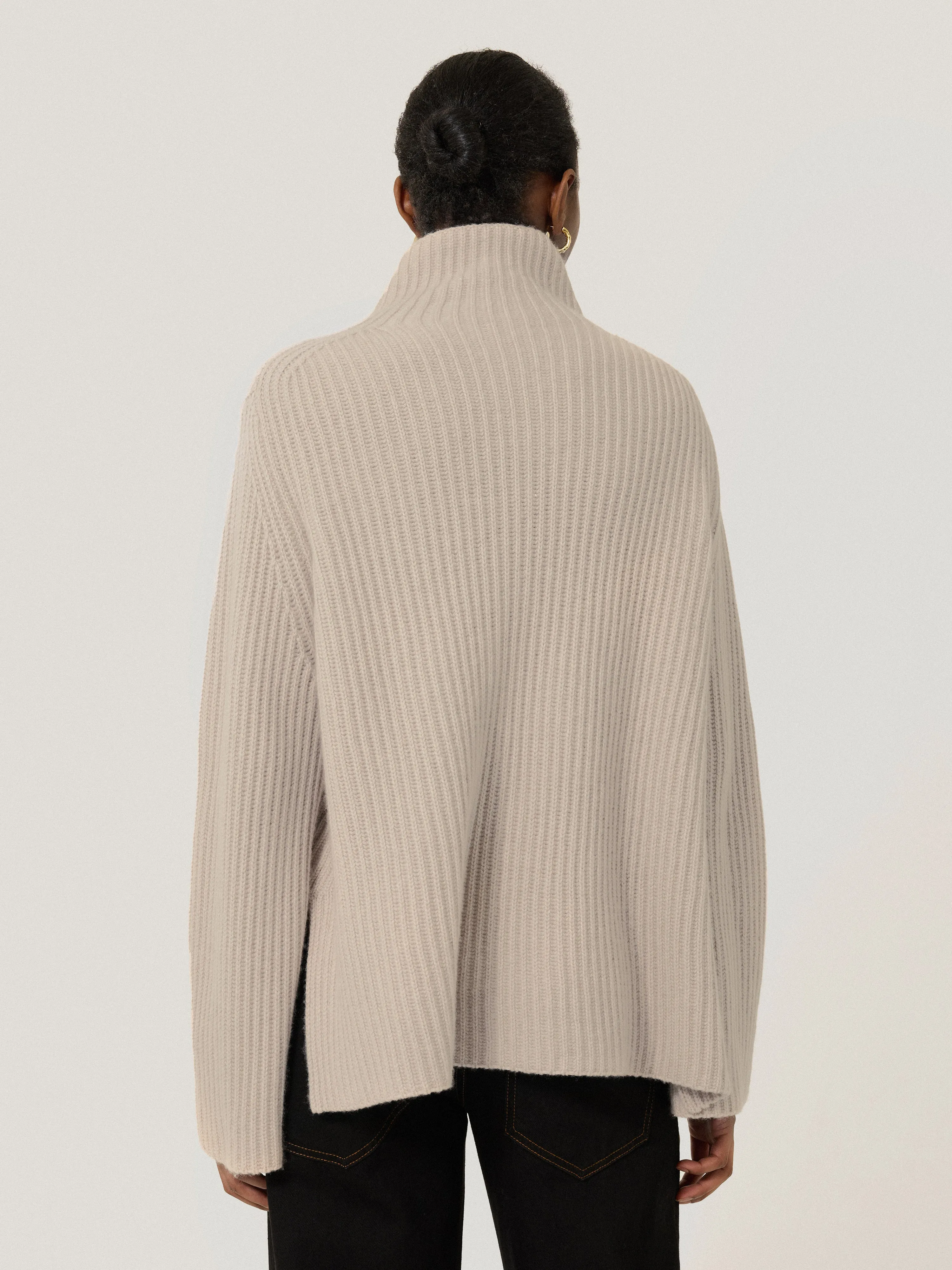 Faroe Fishermans Rib Jumper | Cream