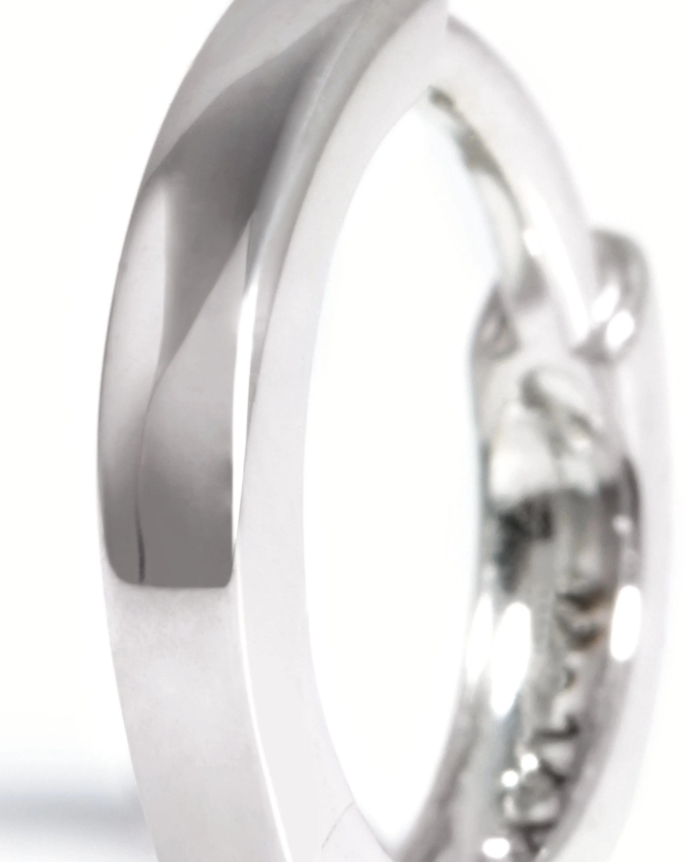 Fine Classic Huggies | 14k White Gold