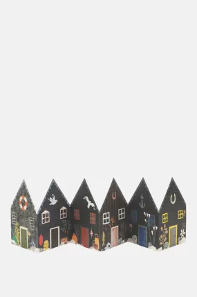 Fisherman's Huts Concertina Card