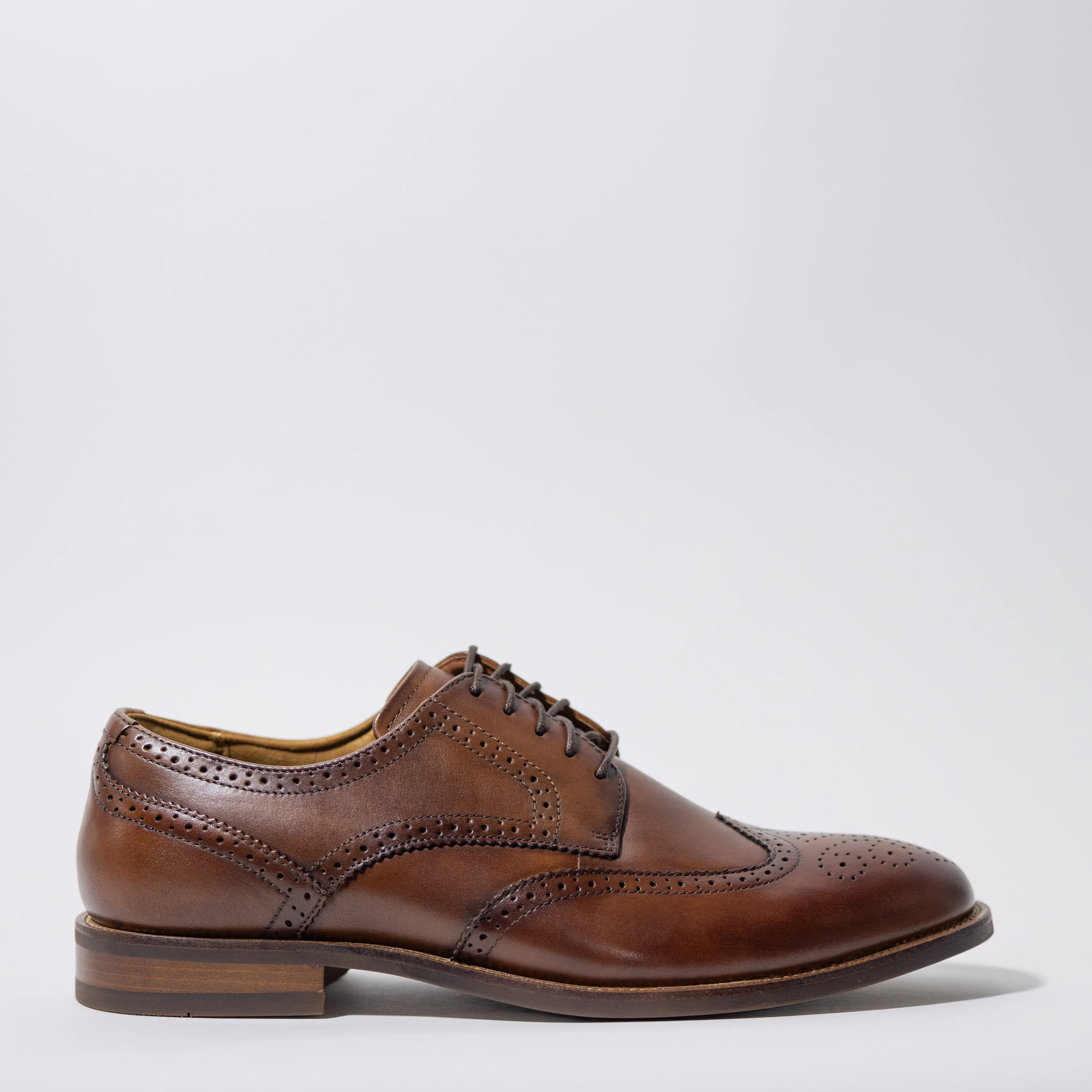 FLORSHEIM RUCCI WINGTIP - COGNAC