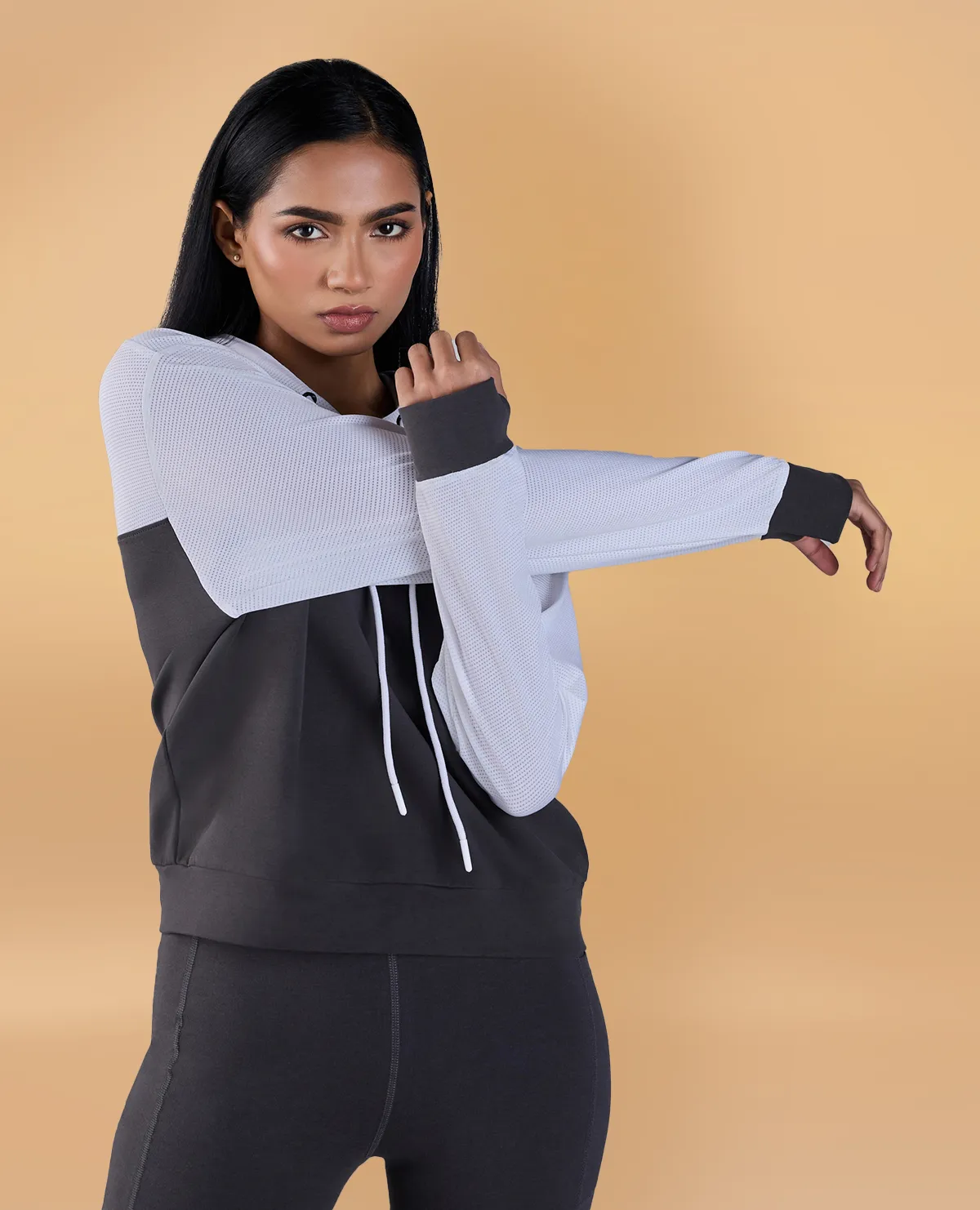 Full Sleeve Fashion Hoodie Grey