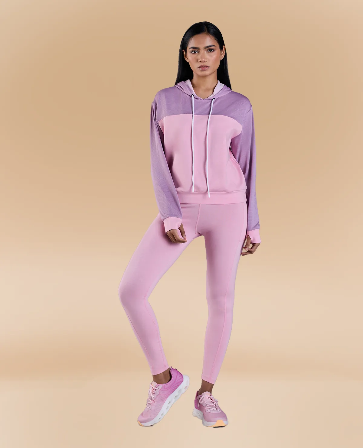 Full Sleeve Fashion Hoodie Pink